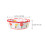 Ceramic Salad Bowl Dessert Breakfast Wave Pattern Bowl 2
