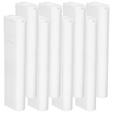 24Pcs Transparent Vertical Blind Wand Handles Pom Cord Weights