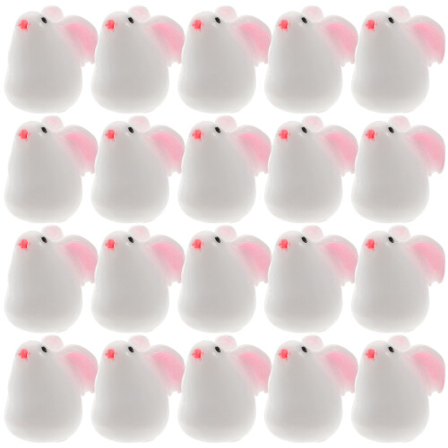 90pcs Easter Mini Bunny Figurines Microlandscape Ornaments 2