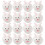 90pcs Easter Mini Bunny Figurines Microlandscape Ornaments 1
