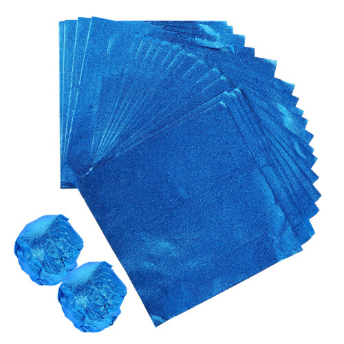 100pcs Aluminum Foil Candy Wrappers for Chocolate Packaging