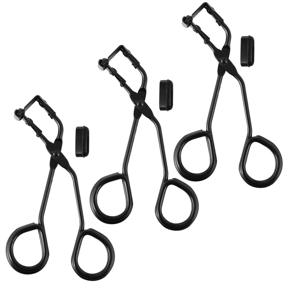 Inoomp 3Sets Eyelash Curler With Refill Silicone Pad