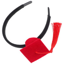 2pcs Graduation Cap Headband with Tassel for Celebrations