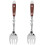 2pcs Multi-Function Dessert Fork for Household Salad Tasting 4