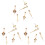 150pcs DIY Wooden Pendant Hanging Crafts Clock Pointer 2