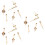 150pcs DIY Wooden Pendant Hanging Crafts Clock Pointer 7