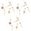 150pcs DIY Wooden Pendant Hanging Crafts Clock Pointer 3