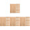 40pcs Unfinished Bamboo Bookmarks Rectangular Cutouts Crafts 4
