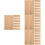 40pcs Unfinished Bamboo Bookmarks Rectangular Cutouts Crafts 8