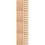 40pcs Unfinished Bamboo Bookmarks Rectangular Cutouts Crafts 10