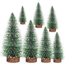 21 Pcs Decorative Xmas Trees Fake Plants Home Decor