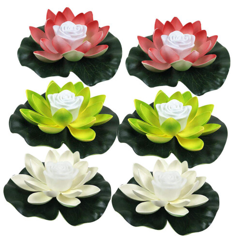 6pcs Lotus Light Pool Buddha Light 1