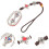 2pcs Bag Pendant Backpack Car Hanging Ornament Decor 11