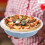 Ceramic Pie Plate, Non-Stick Deep Baking Dish With Wave Edge 6