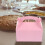 10Pcs Pink Paper Cake Boxes Bakery Dessert Boxes for Gift Wrapping 6