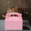 10Pcs Pink Paper Cake Boxes Bakery Dessert Boxes for Gift Wrapping 4