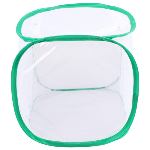 Foldable Insect Cage 30x30x30cm with Handle Strap and Zipper Net