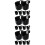 18pcs Outdoor Pool Bar Cup Holder Plastic Beverage Rack 10