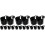 18pcs Outdoor Pool Bar Cup Holder Plastic Beverage Rack 6