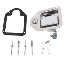 Truck Tool Box Latch with 2 Keys Stainless Steel