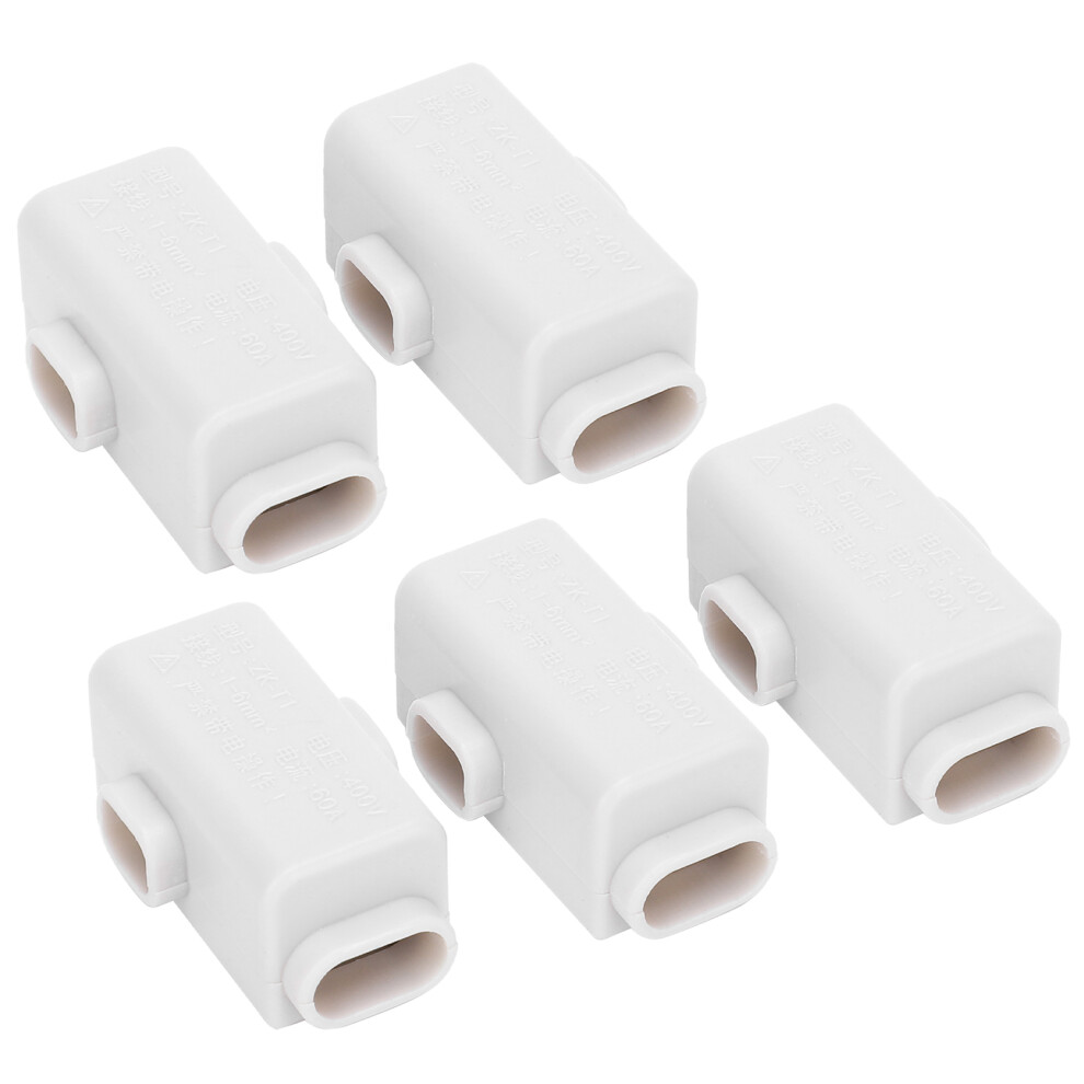 5Pcs Terminal Parallel Spliter Copper Junction