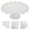 Ceramic Cake Stand Cupcake Dessert Display Plate for Snacks Cookies 7