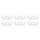6pcs Clear Glass Dessert Plates Round Appetizer Saucers 7