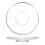 6pcs Clear Glass Dessert Plates Round Appetizer Saucers 1