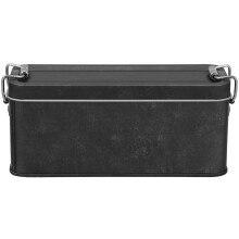3pcs Rectangular Metal Storage Tin with Lid for Cookies Snacks