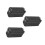 3pcs Rectangular Metal Storage Tin with Lid for Cookies Snacks 8