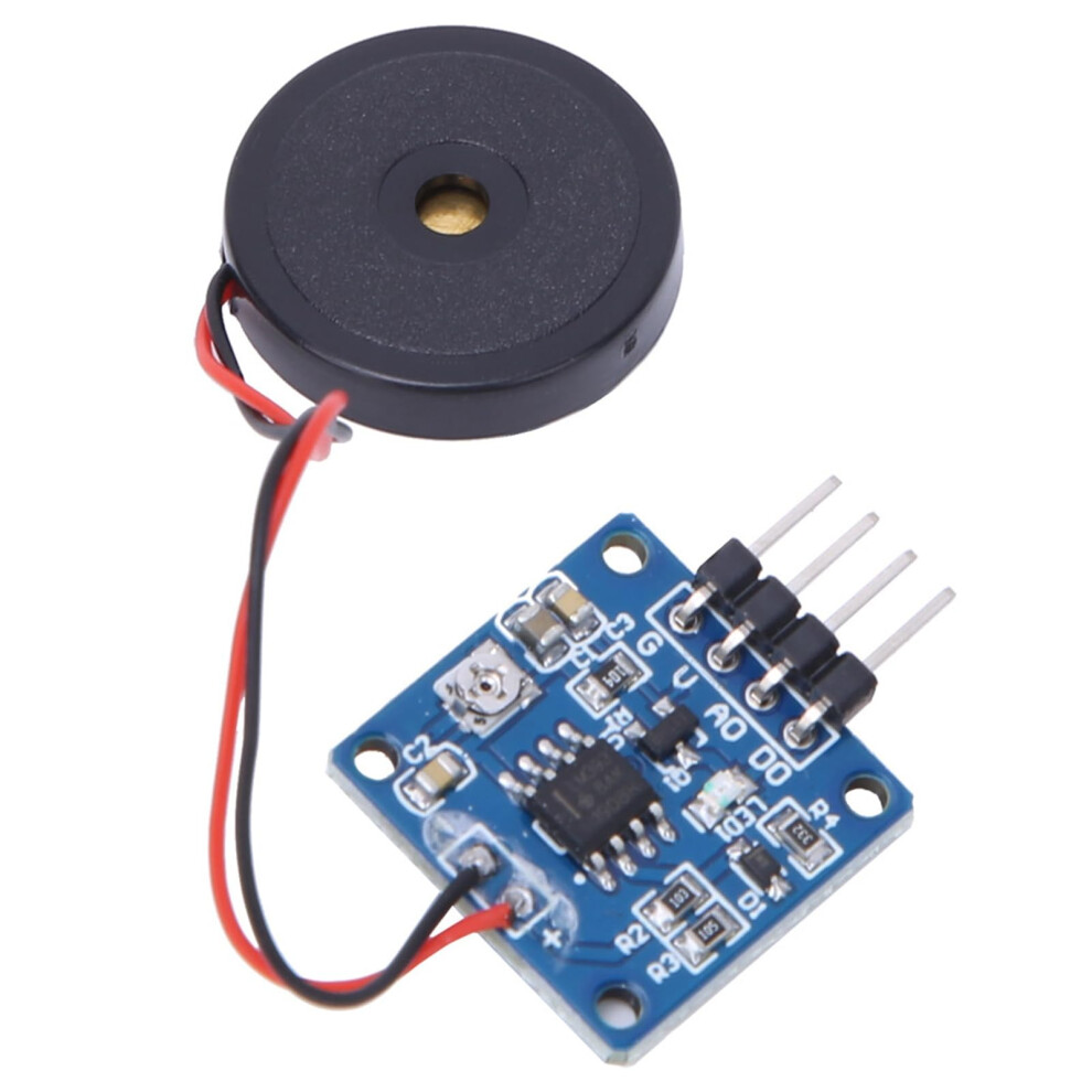 Vibration Switch Module, Piezoelectric Tapping Sensor, Adjustable Sensitivity Vibration Sensor For Arduino Projects 6447073419645