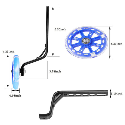 1 pair 12 Inch 20 Inch Kids Training Wheels 1