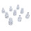 9 Pcs 3/4 Inch Drive Impact Hex Driver Impact 10