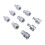 9 Pcs 3/4 Inch Drive Impact Hex Driver Impact 7