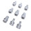 9 Pcs 3/4 Inch Drive Impact Hex Driver Impact 3