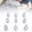9 Pcs 3/4 Inch Drive Impact Hex Driver Impact 12