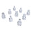 9 Pcs 3/4 Inch Drive Impact Hex Driver Impact 9