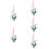 5pcs Wall Hanging Dream Catcher Moon Plumage Decor 10