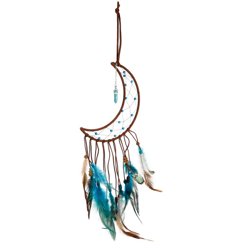 5pcs Wall Hanging Dream Catcher Moon Plumage Decor