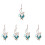 5pcs Wall Hanging Dream Catcher Moon Plumage Decor 5
