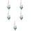 5pcs Wall Hanging Dream Catcher Moon Plumage Decor 7