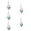 5pcs Wall Hanging Dream Catcher Moon Plumage Decor 11