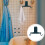 Wall-Mounted Towel Swivel Hook Holder for Kitchen Home 5