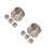 8pcs Curtain Rod Brackets Wall Mount Support 28mm 9