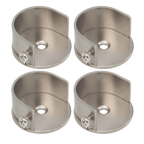 8pcs Curtain Rod Brackets Wall Mount Support 28mm 1
