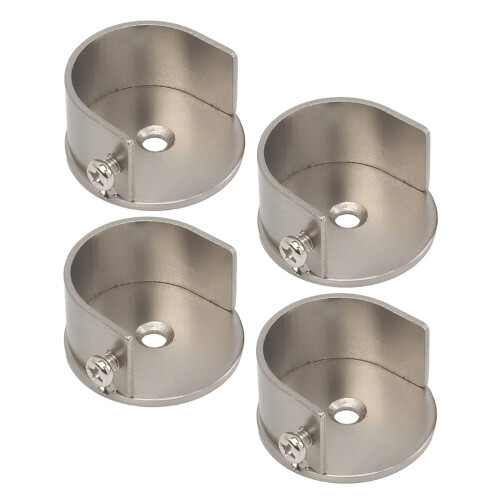 8pcs Curtain Rod Brackets Wall Mount Support 28mm 2