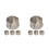 8pcs Curtain Rod Brackets Wall Mount Support 28mm 6