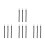 12pcs Adjustable Baseball Cap Organizer Hat Rack for Closet Wall Door 4