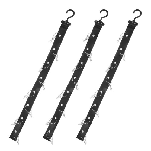 12pcs Adjustable Baseball Cap Organizer Hat Rack for Closet Wall Door 2