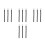 12pcs Adjustable Baseball Cap Organizer Hat Rack for Closet Wall Door 9